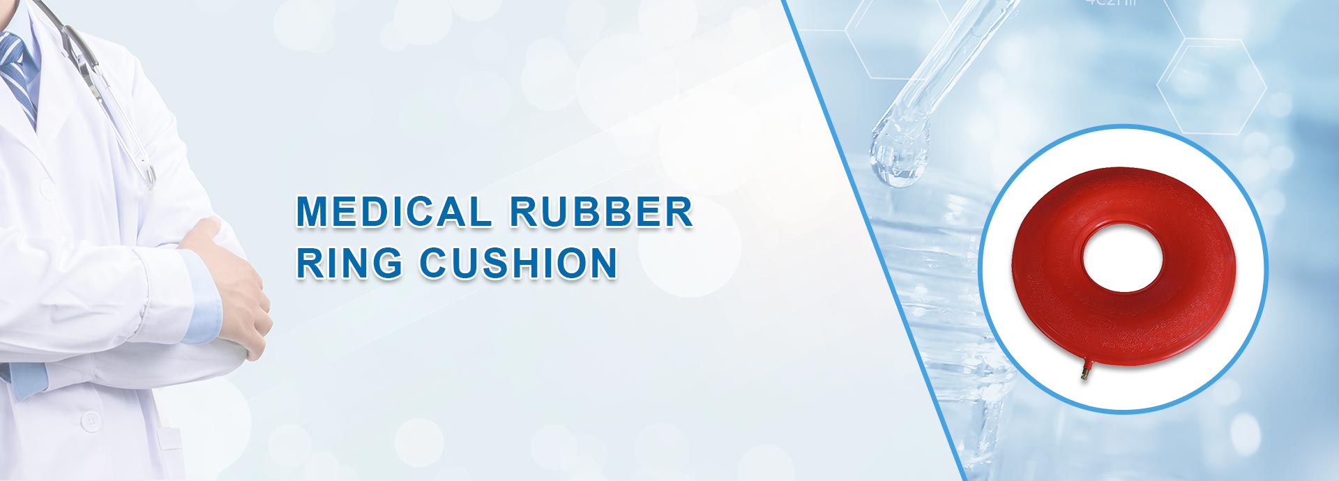 Medical rubber ring cushion