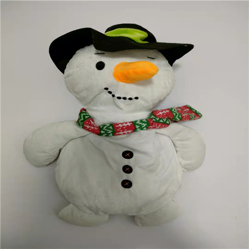 HWBC-1014-Snowman hot water bottle cover